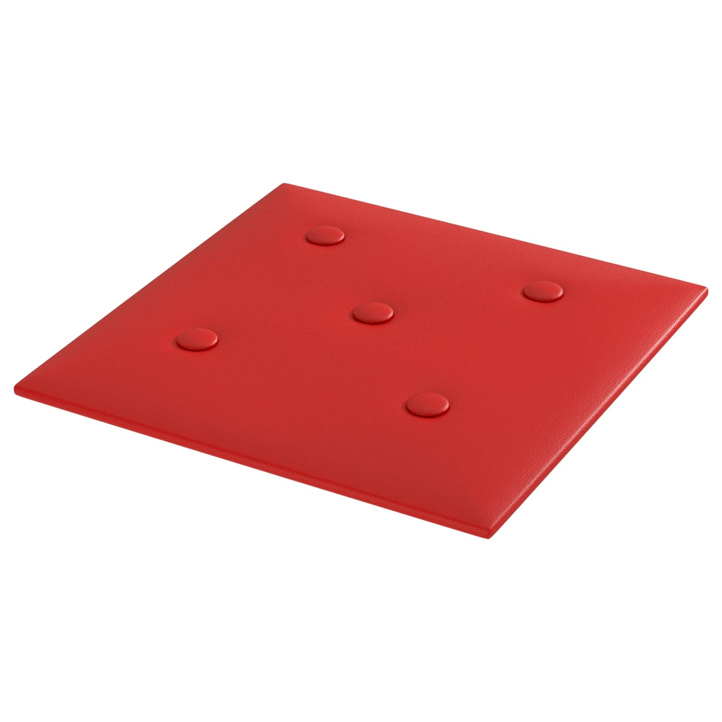 Wandhoofdbord 12 pcs Wijnrood 30 x 30 cm Nep Leer is nu te koop bij PeponiXL, paradijselijk wonen!