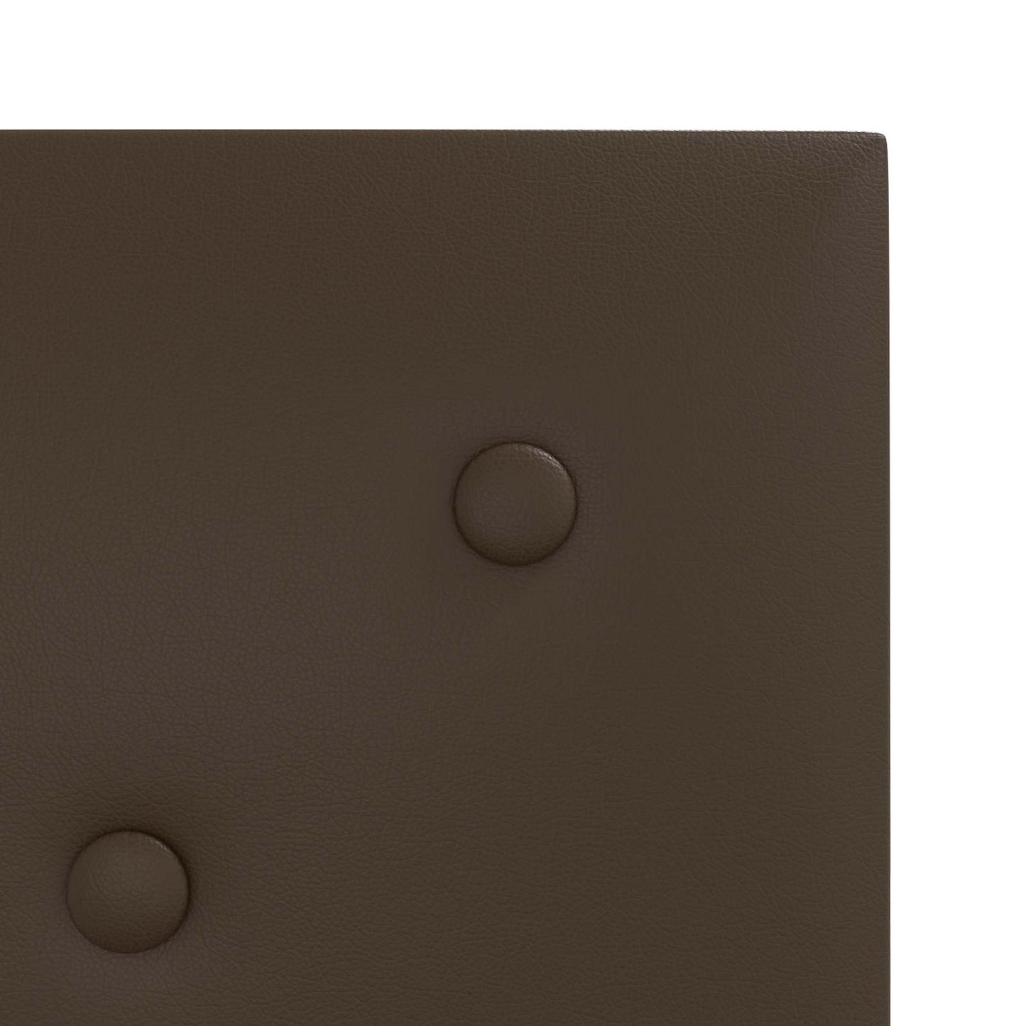 Wandhoofdbord 12 pcs Bruin 30 x 30 cm Nep Leer is nu te koop bij PeponiXL, paradijselijk wonen!
