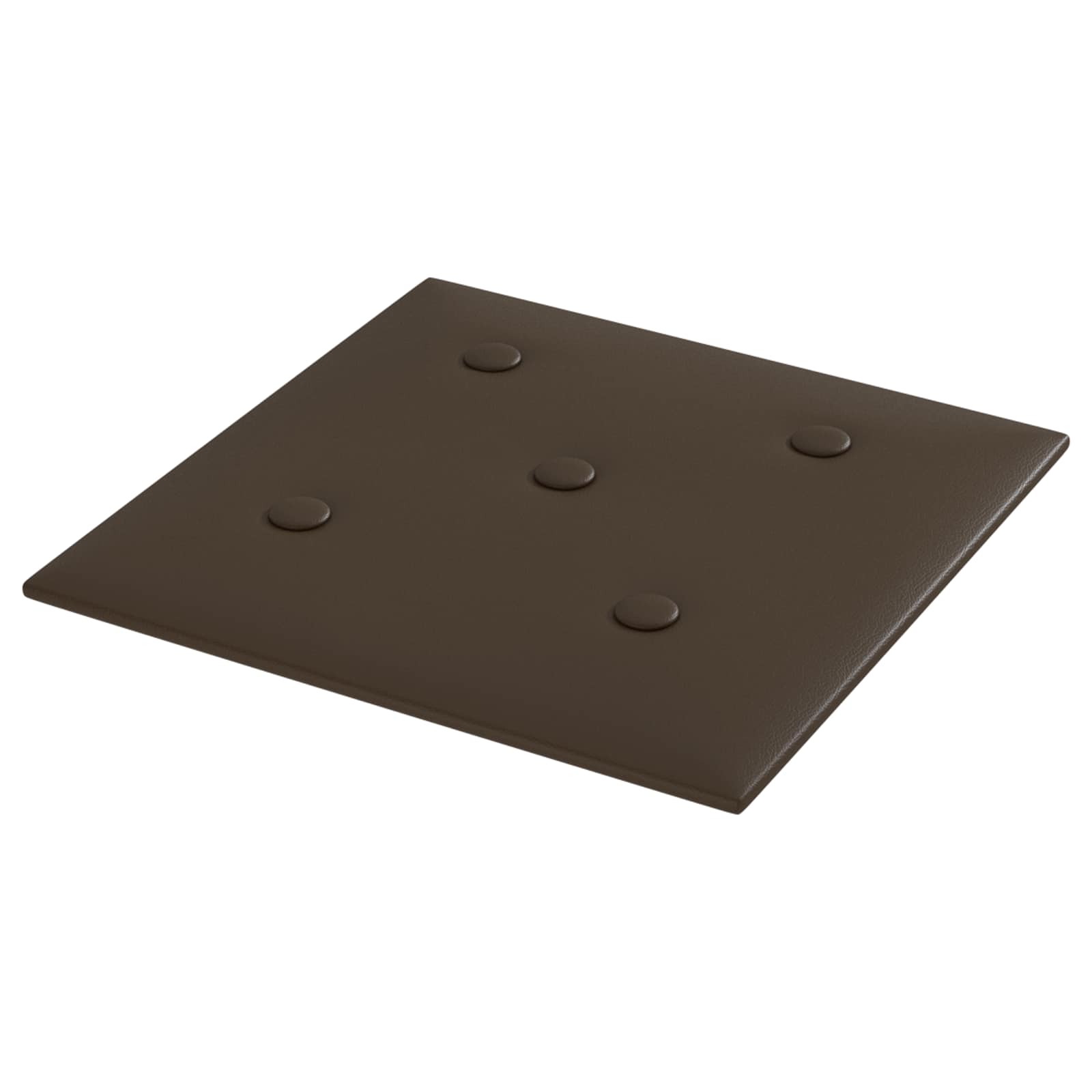 Wandhoofdbord 12 pcs Bruin 30 x 30 cm Nep Leer is nu te koop bij PeponiXL, paradijselijk wonen!