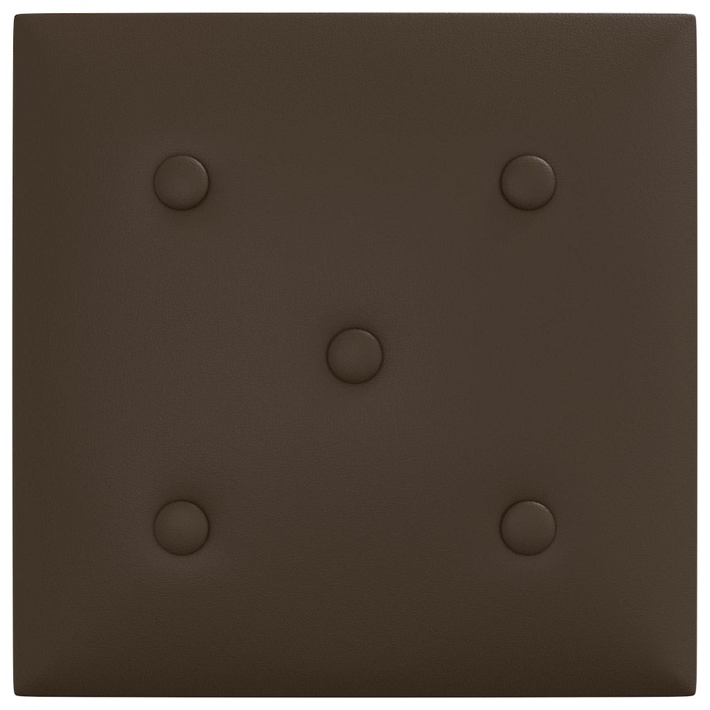 Wandhoofdbord 12 pcs Bruin 30 x 30 cm Nep Leer is nu te koop bij PeponiXL, paradijselijk wonen!