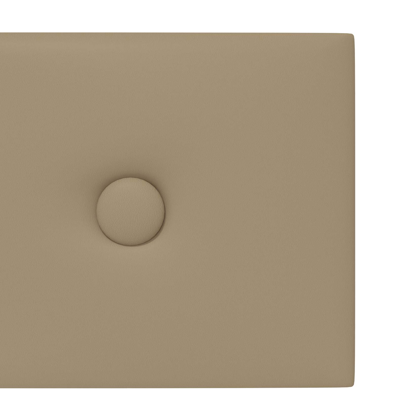 Wandhoofdbord 12 pcs Cappuccino 60 x 15 cm Nep Leer is nu te koop bij PeponiXL, paradijselijk wonen!
