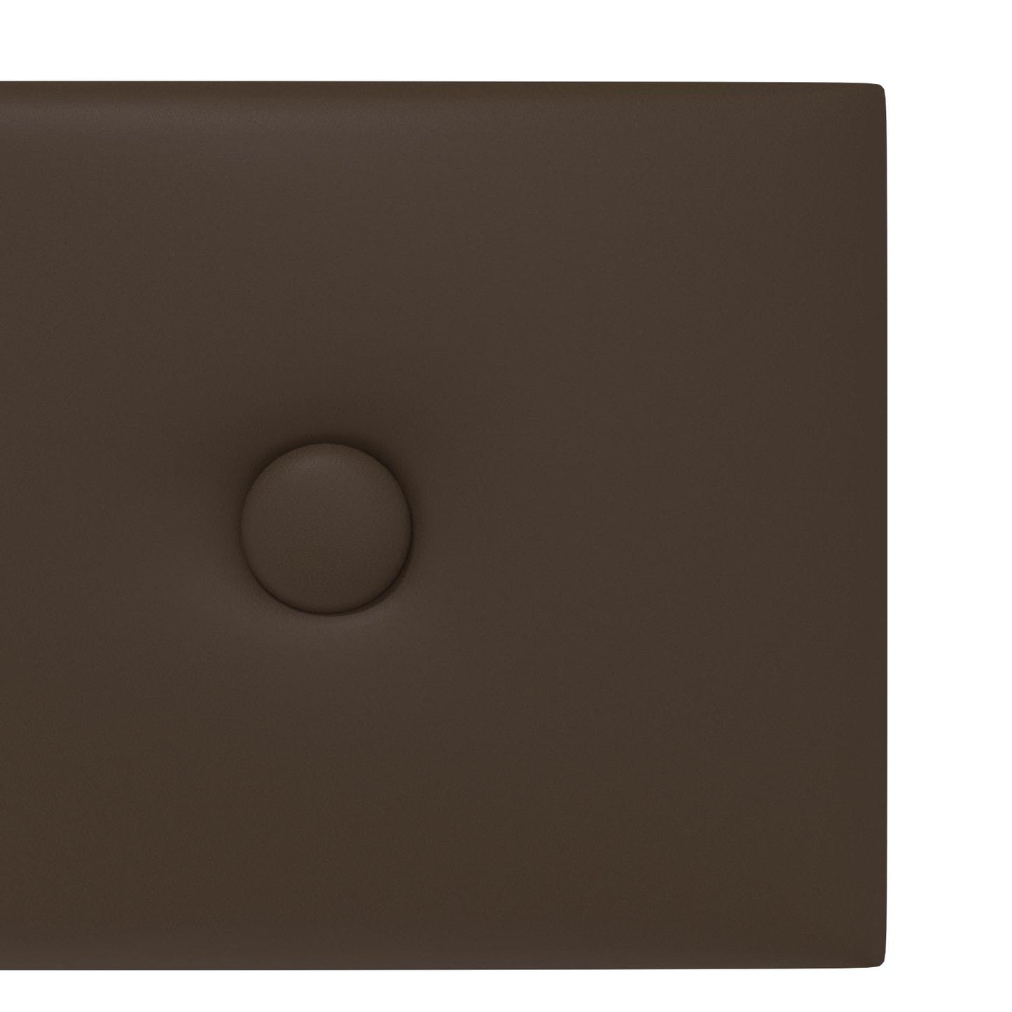 Wandhoofdbord 12 pcs Bruin 60 x 15 cm Nep Leer is nu te koop bij PeponiXL, paradijselijk wonen!
