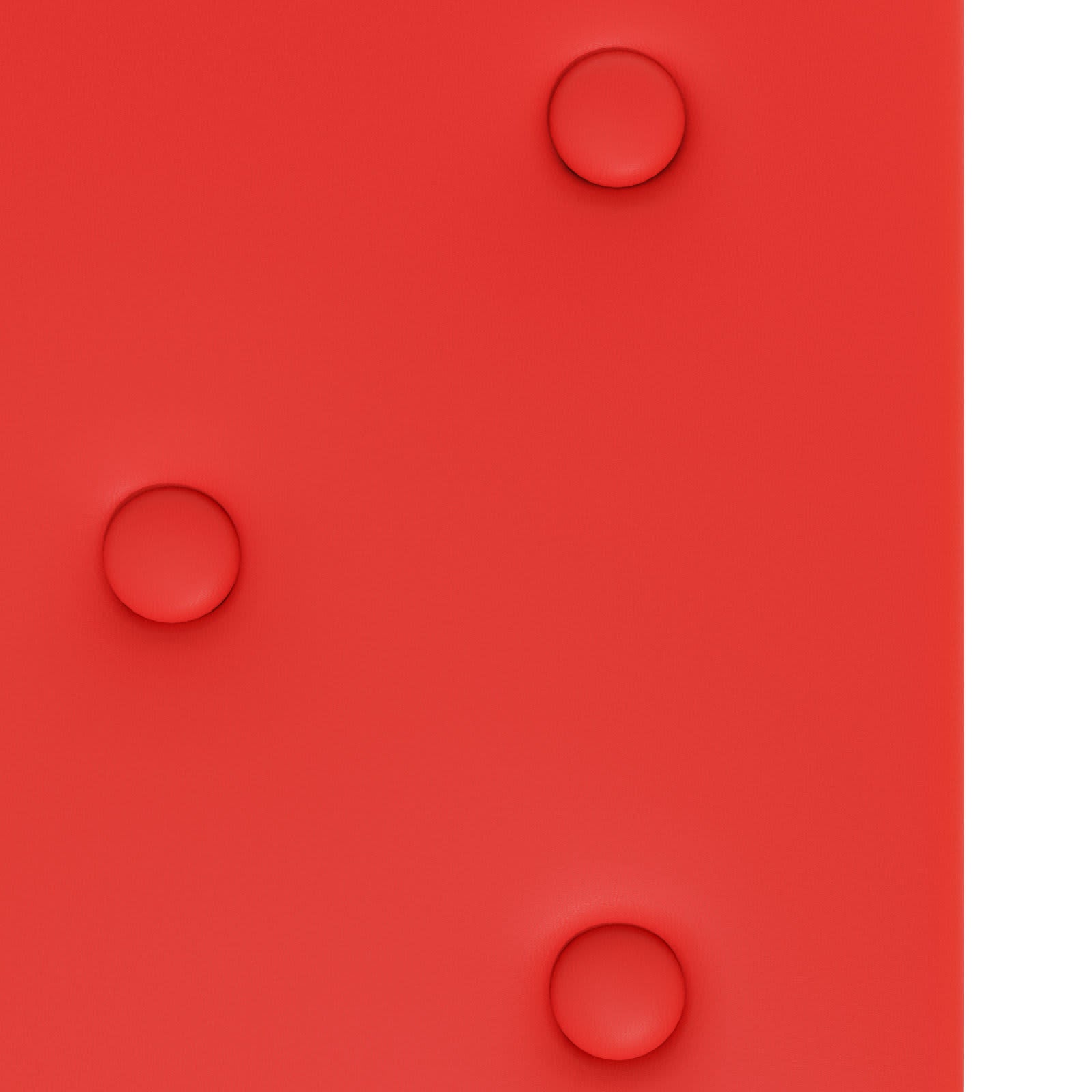 Wandhoofdbord 12 pcs Rood 60 x 30 cm Nep Leer is nu te koop bij PeponiXL, paradijselijk wonen!