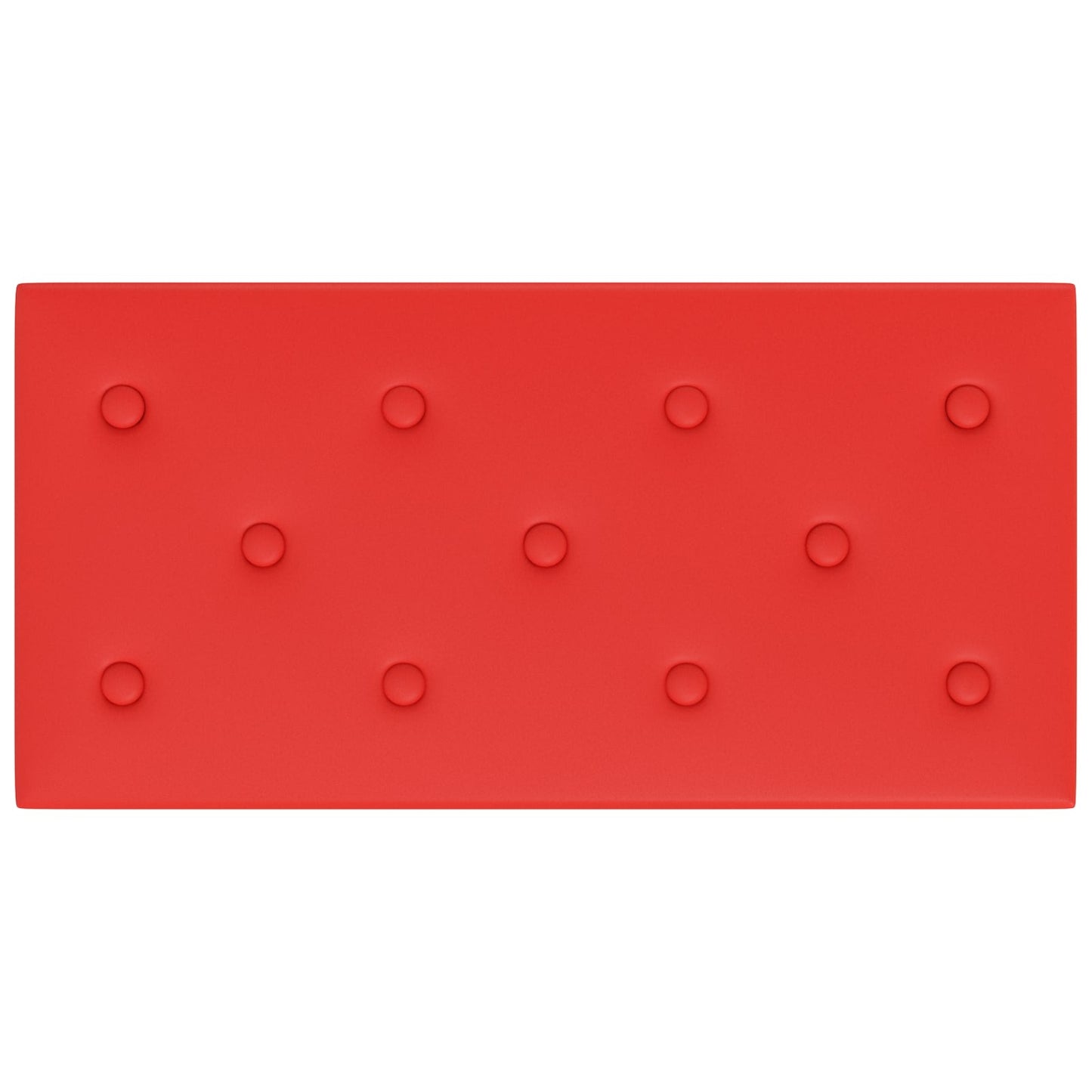 Wandhoofdbord 12 pcs Rood 60 x 30 cm Nep Leer is nu te koop bij PeponiXL, paradijselijk wonen!