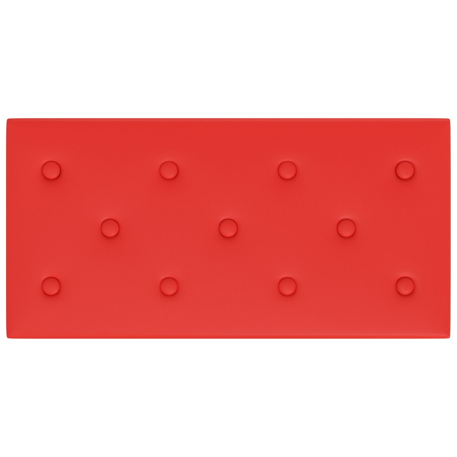 Wandhoofdbord 12 pcs Rood 60 x 30 cm Nep Leer is nu te koop bij PeponiXL, paradijselijk wonen!