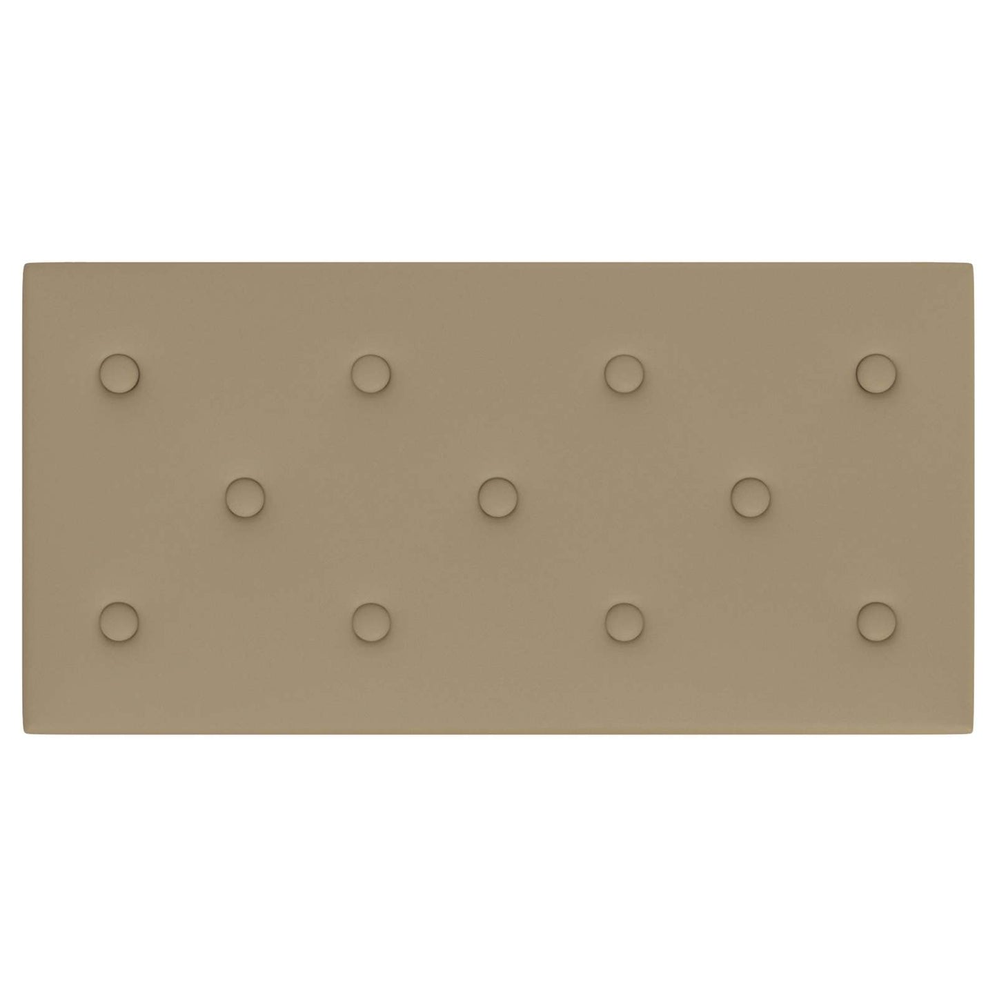 Wandhoofdbord 12 pcs Cappuccino 60 x 30 cm Nep Leer is nu te koop bij PeponiXL, paradijselijk wonen!