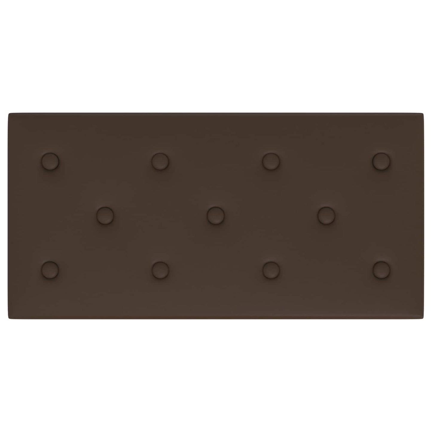 Wandhoofdbord 12 pcs Bruin 60 x 30 cm Nep Leer is nu te koop bij PeponiXL, paradijselijk wonen!