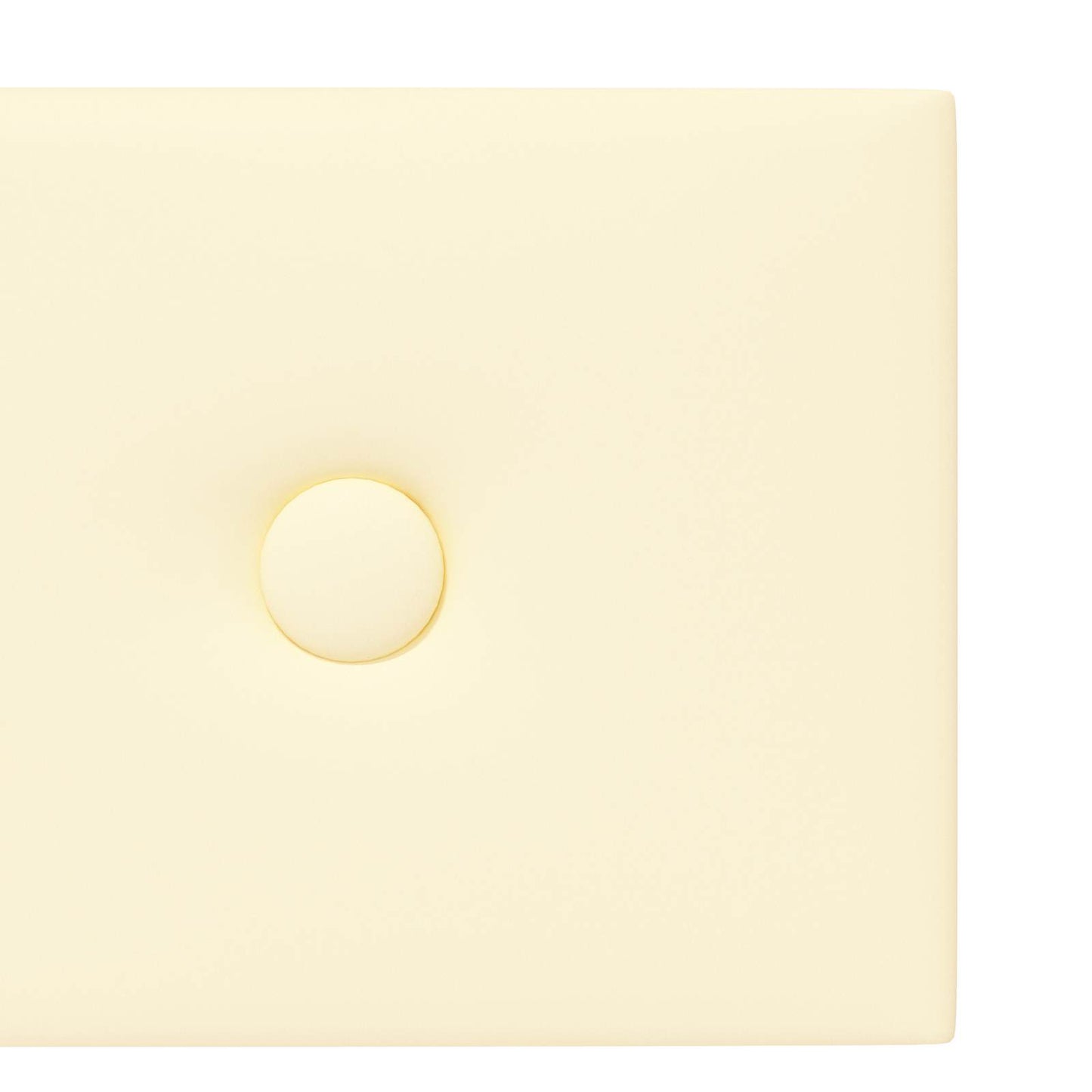 Wandhoofdbord 12 pcs Crème 90 x 15 cm Nep Leer is nu te koop bij PeponiXL, paradijselijk wonen!
