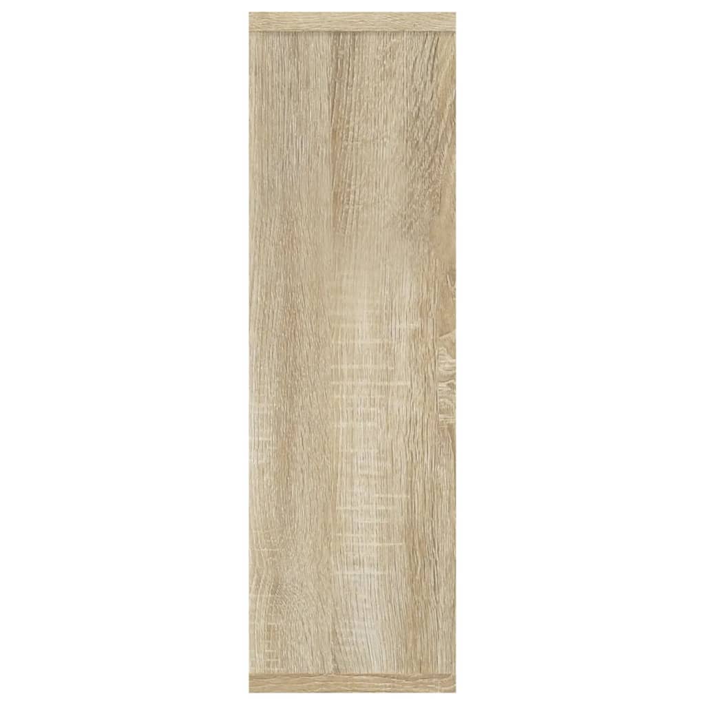 Wandschap 85x16x52,5 cm bewerkt hout sonoma eikenkleurig is nu te koop bij PeponiXL, paradijselijk wonen!
