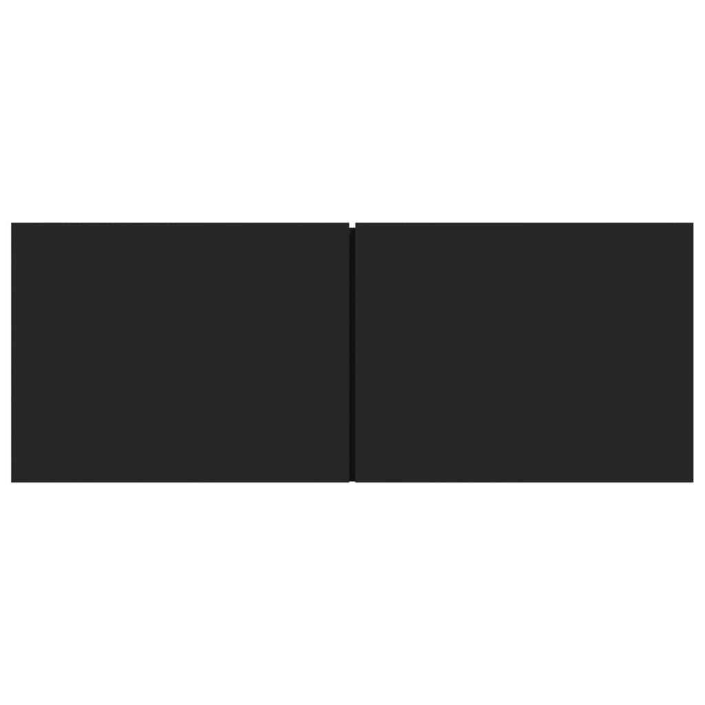 Tv-meubelen 2 st 80x30x30 cm bewerkt hout zwart is nu te koop bij PeponiXL, paradijselijk wonen!