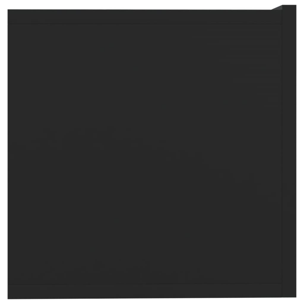 Tv-meubelen 2 st 80x30x30 cm bewerkt hout zwart is nu te koop bij PeponiXL, paradijselijk wonen!