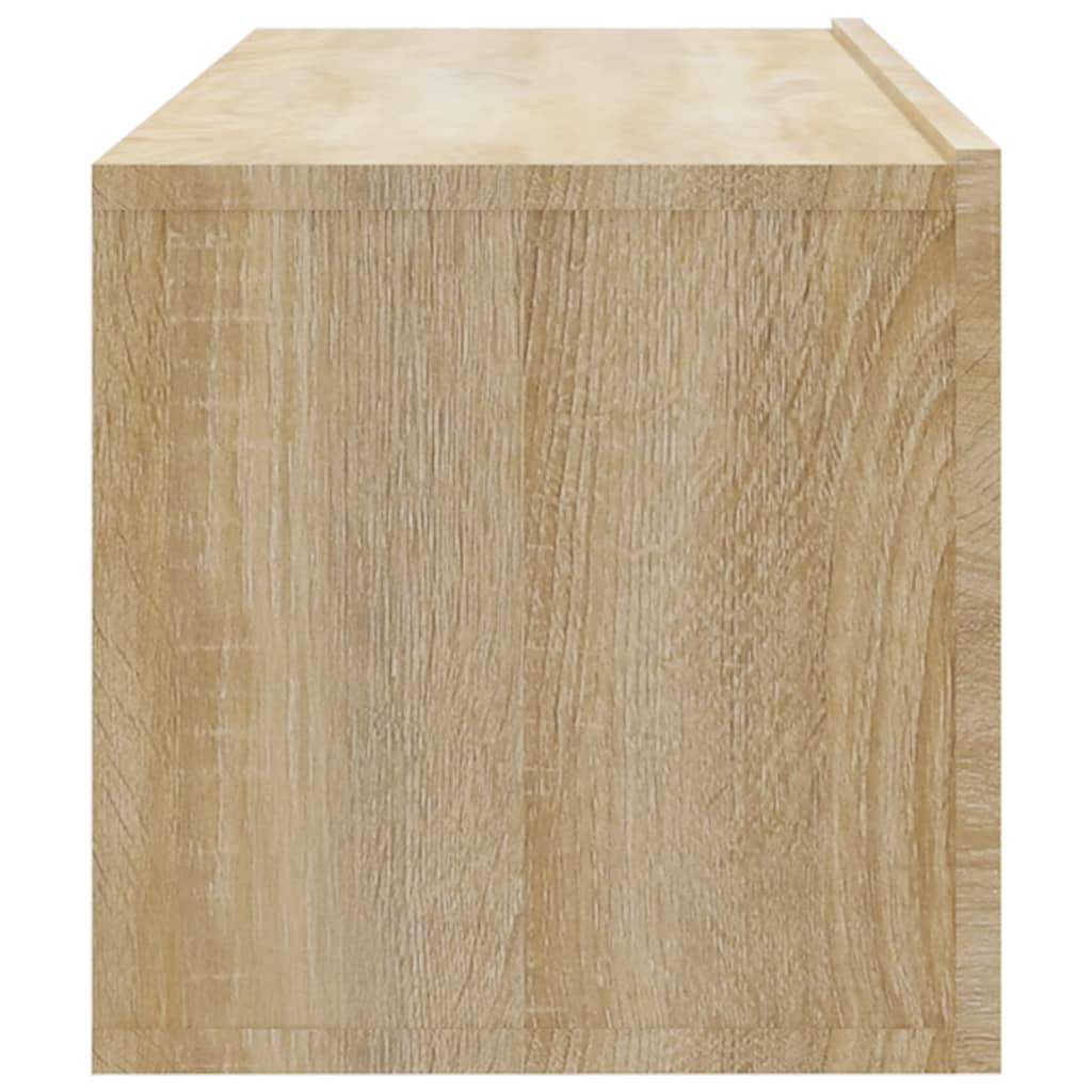 Tv-wandmeubels 2 st 100x30x30 cm hout sonoma eikenkleurig is nu te koop bij PeponiXL, paradijselijk wonen!