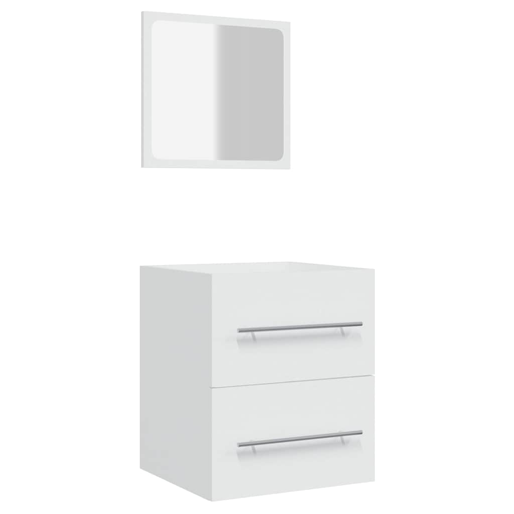 Badkamerkast met spiegel 41x38,5x48 cm wit is nu te koop bij PeponiXL, paradijselijk wonen!