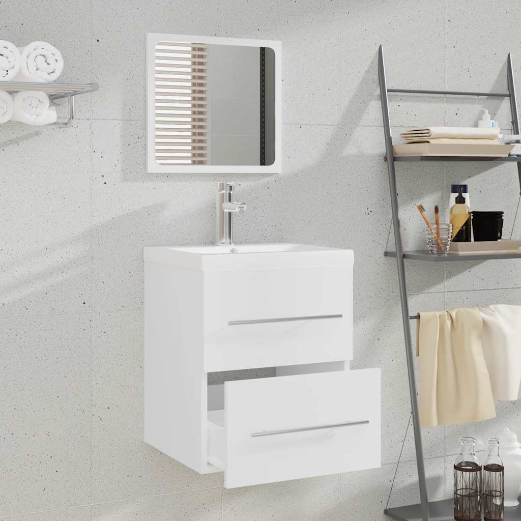 Badkamerkast met spiegel 41x38,5x48 cm wit is nu te koop bij PeponiXL, paradijselijk wonen!