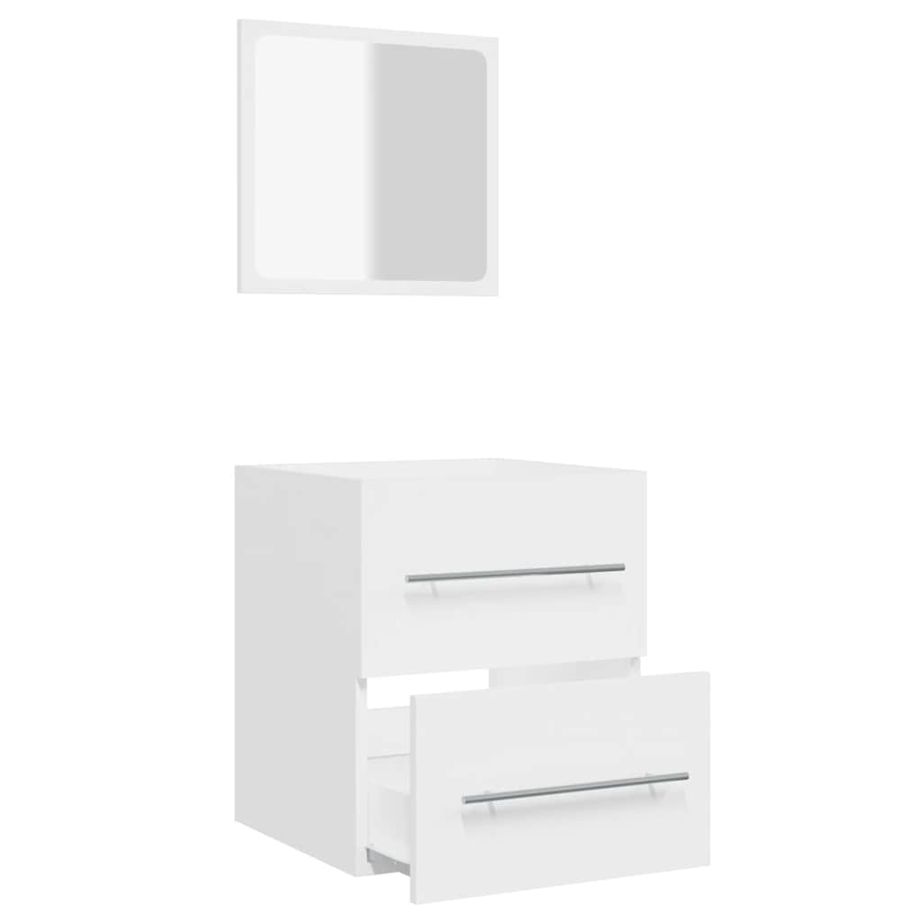 Badkamerkast met spiegel 41x38,5x48 cm wit is nu te koop bij PeponiXL, paradijselijk wonen!