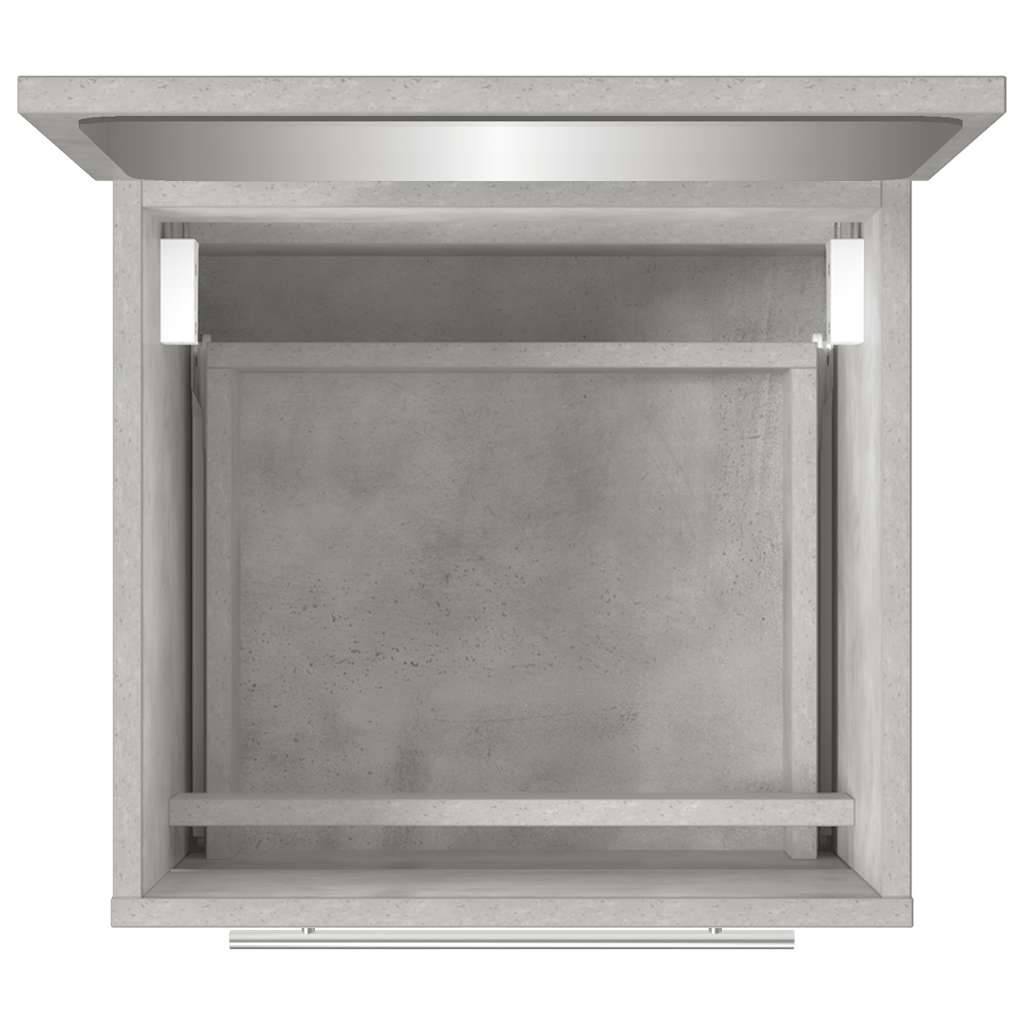 Badkamerkast met spiegel 41x38,5x48 cm betongrijs is nu te koop bij PeponiXL, paradijselijk wonen!