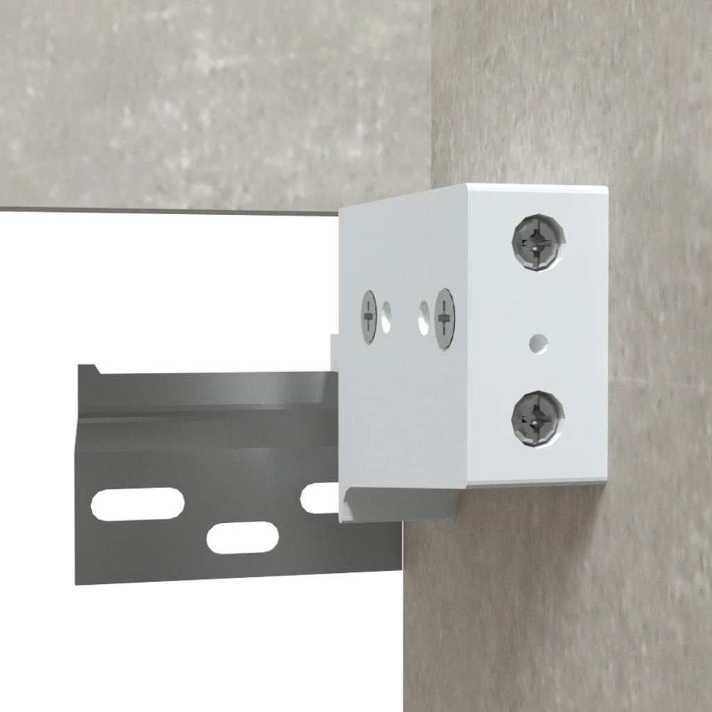 Badkamerkast met spiegel bewerkt hout betongrijs is nu te koop bij PeponiXL, paradijselijk wonen!