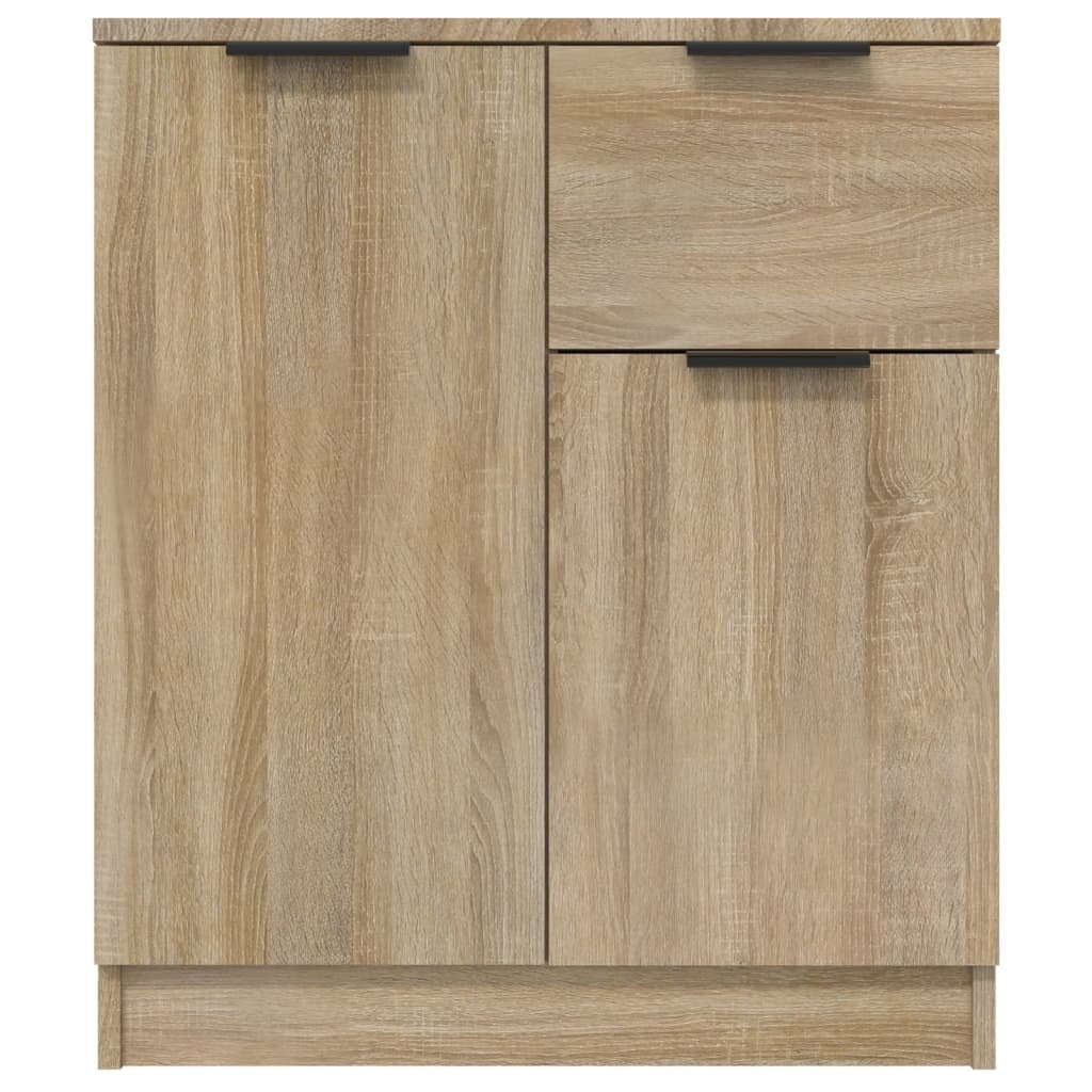 Dressoir 60x30x70 cm bewerkt hout sonoma eikenkleurig is nu te koop bij PeponiXL, paradijselijk wonen!