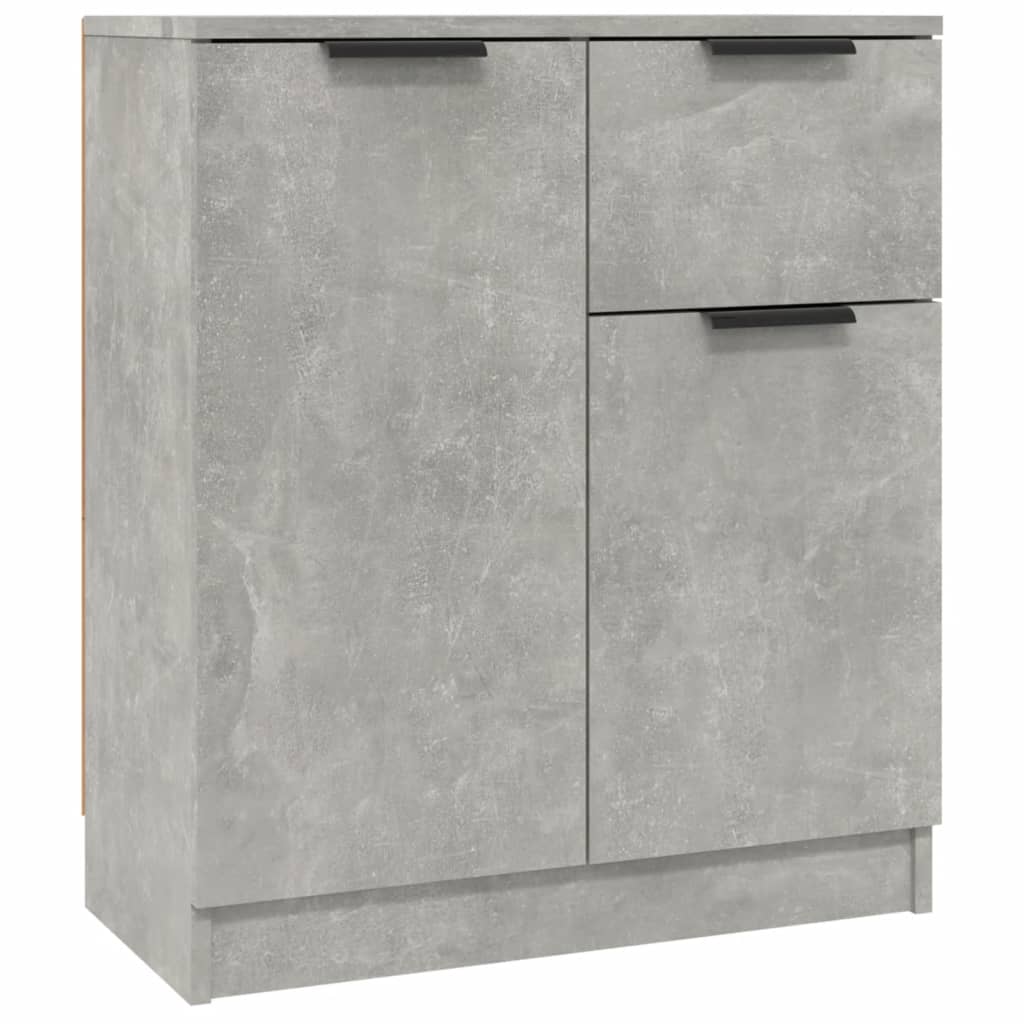 Dressoir 60x30x70 cm bewerkt hout betongrijs is nu te koop bij PeponiXL, paradijselijk wonen!
