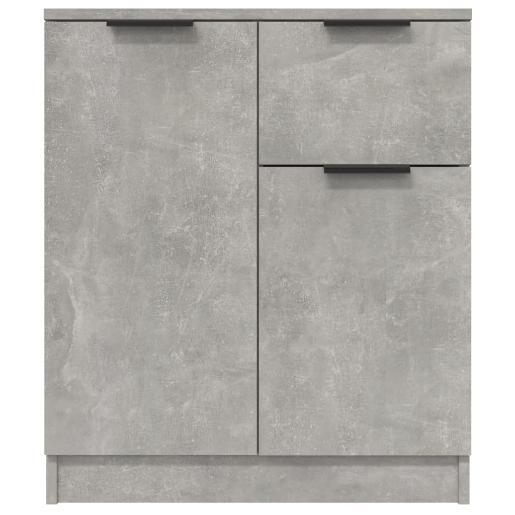 Dressoir 60x30x70 cm bewerkt hout betongrijs is nu te koop bij PeponiXL, paradijselijk wonen!