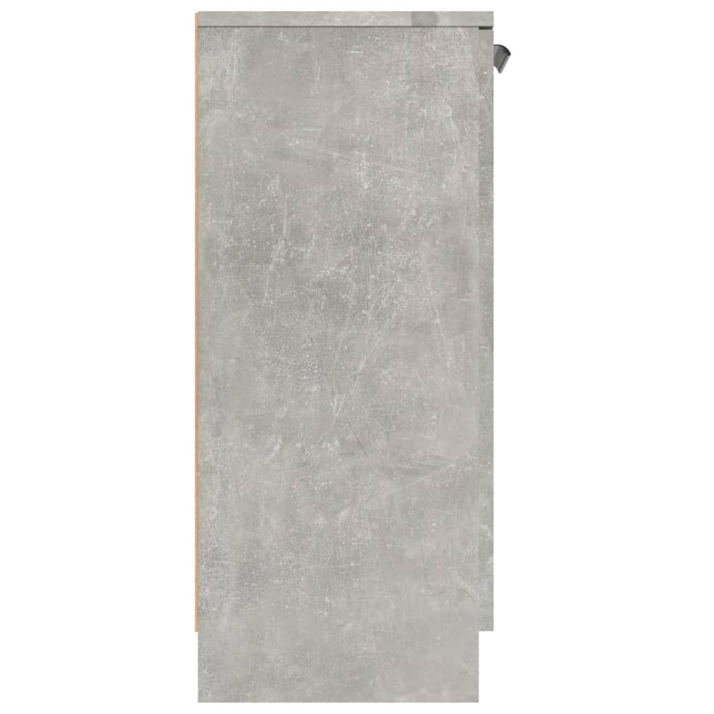 Dressoir 60x30x70 cm bewerkt hout betongrijs is nu te koop bij PeponiXL, paradijselijk wonen!