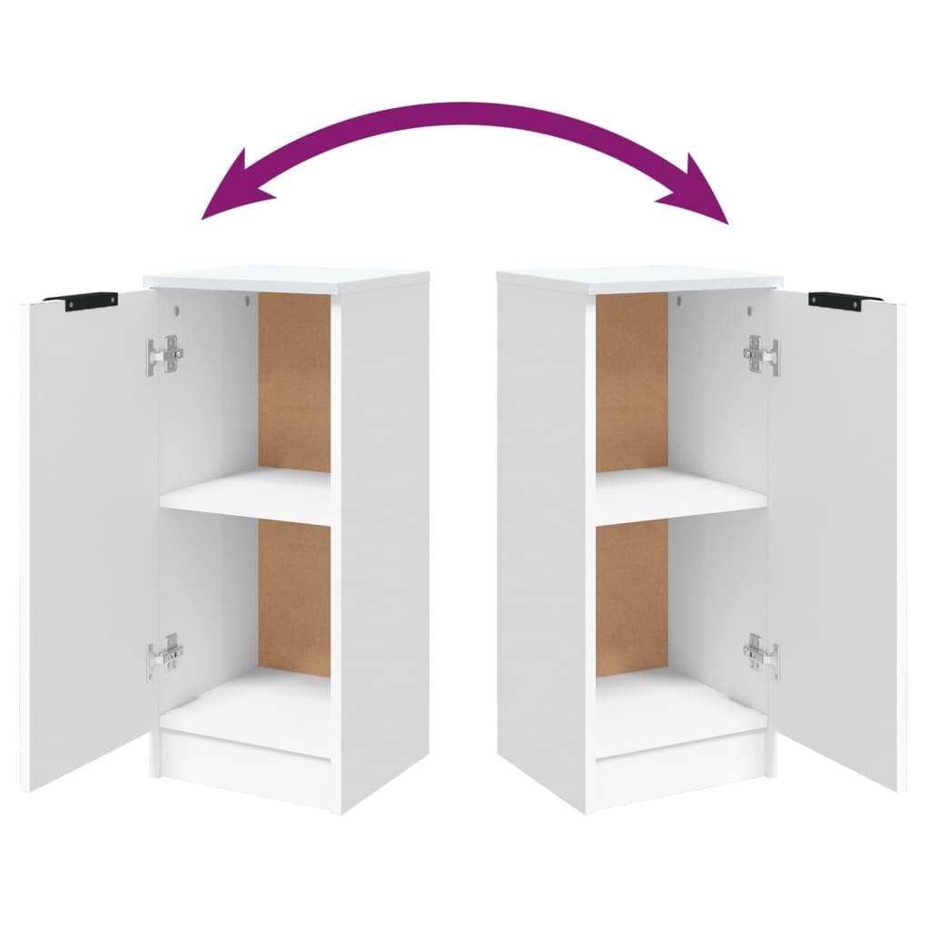 Dressoir 30x30x70 cm bewerkt hout wit is nu te koop bij PeponiXL, paradijselijk wonen!