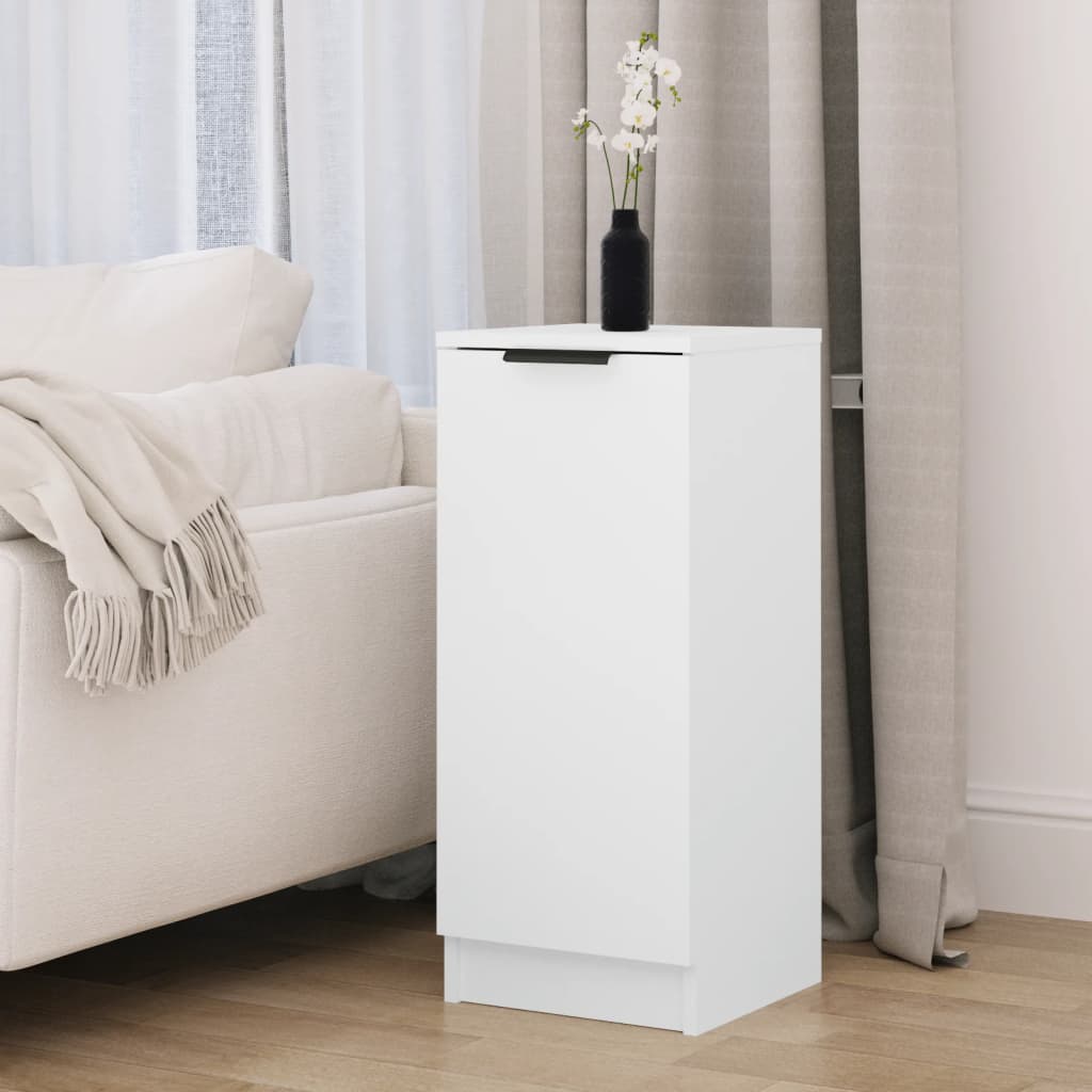 Dressoir 30x30x70 cm bewerkt hout wit is nu te koop bij PeponiXL, paradijselijk wonen!