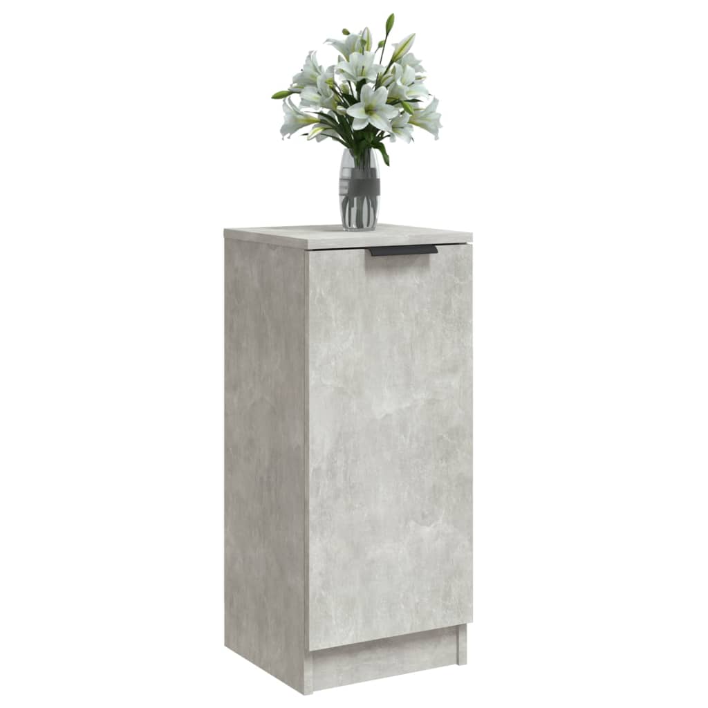 Dressoirs 2 st 30x30x70 cm bewerkt hout betongrijs is nu te koop bij PeponiXL, paradijselijk wonen!