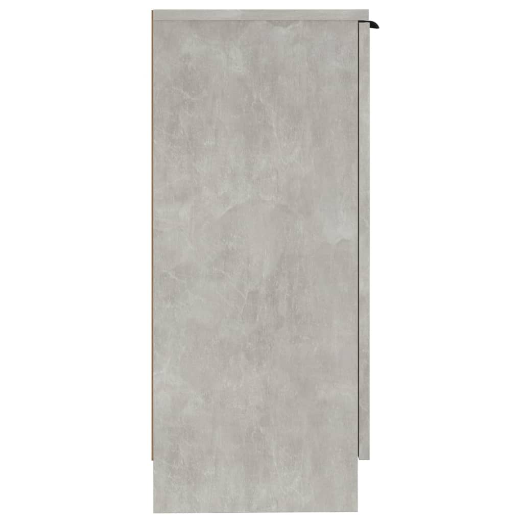 Dressoirs 2 st 30x30x70 cm bewerkt hout betongrijs is nu te koop bij PeponiXL, paradijselijk wonen!
