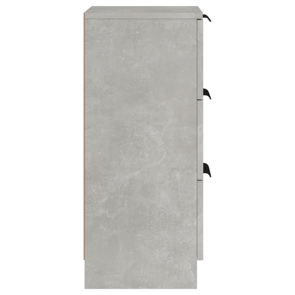 Dressoir 30x30x70 cm bewerkt hout betongrijs is nu te koop bij PeponiXL, paradijselijk wonen!