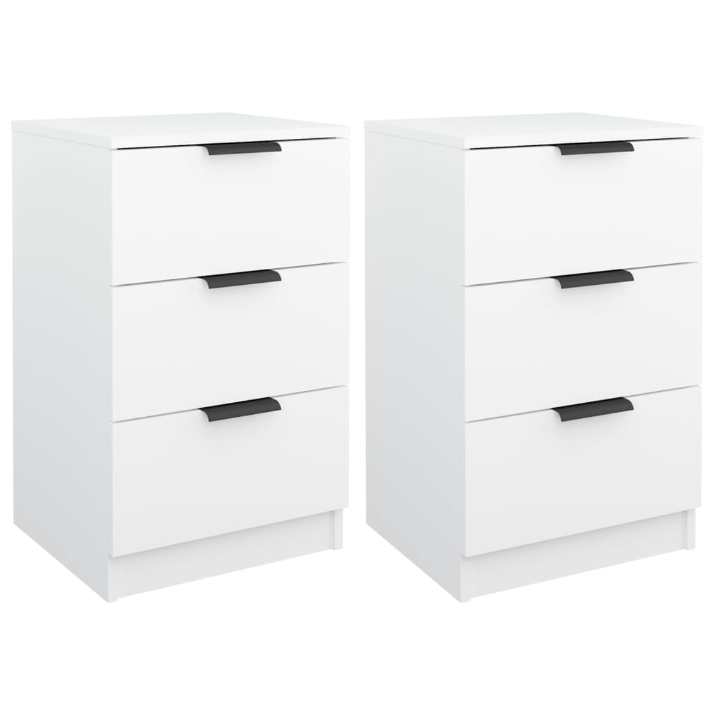 Nachtkastjes 2 st 40x36x65 cm wit is nu te koop bij PeponiXL, paradijselijk wonen!