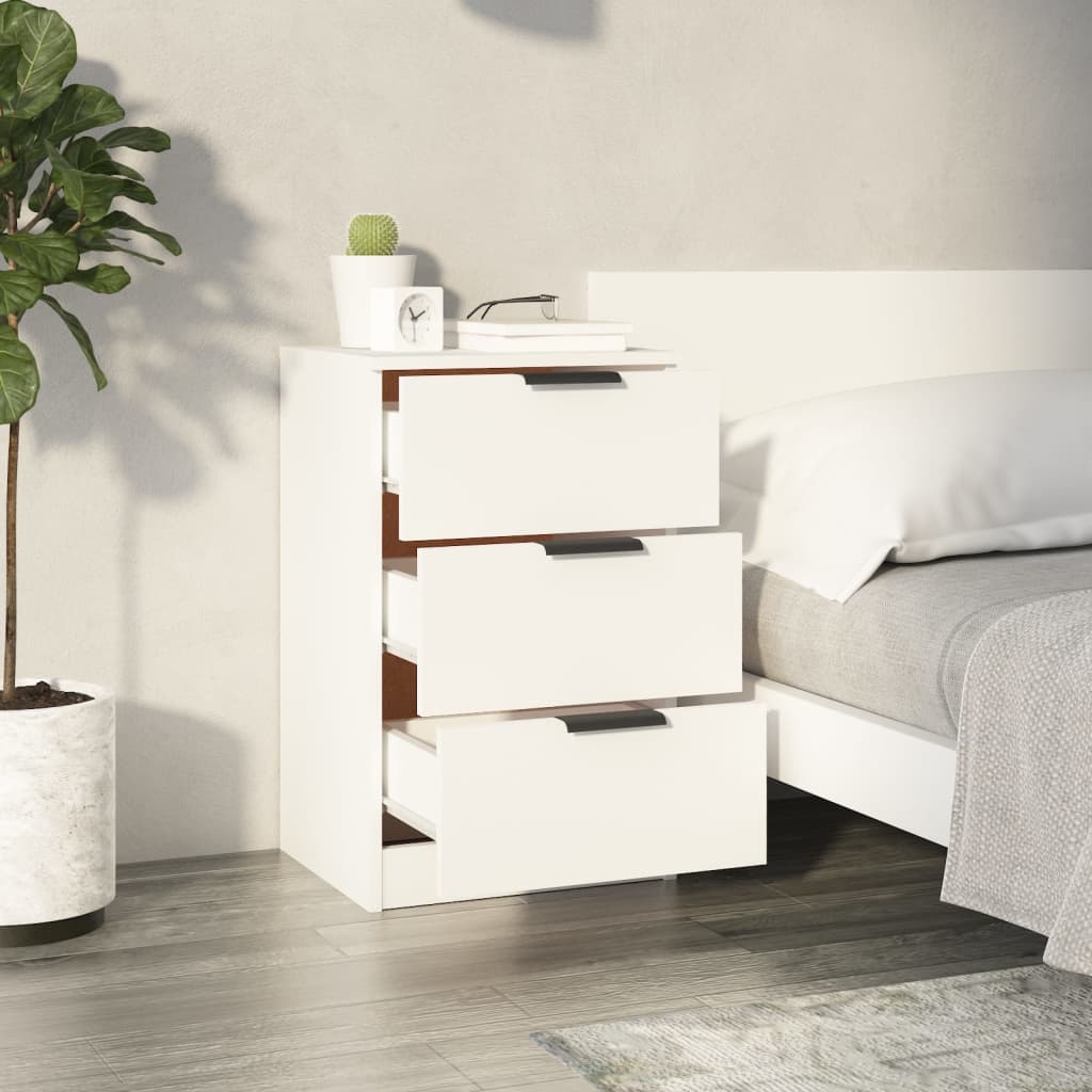 Nachtkastjes 2 st 40x36x65 cm wit is nu te koop bij PeponiXL, paradijselijk wonen!