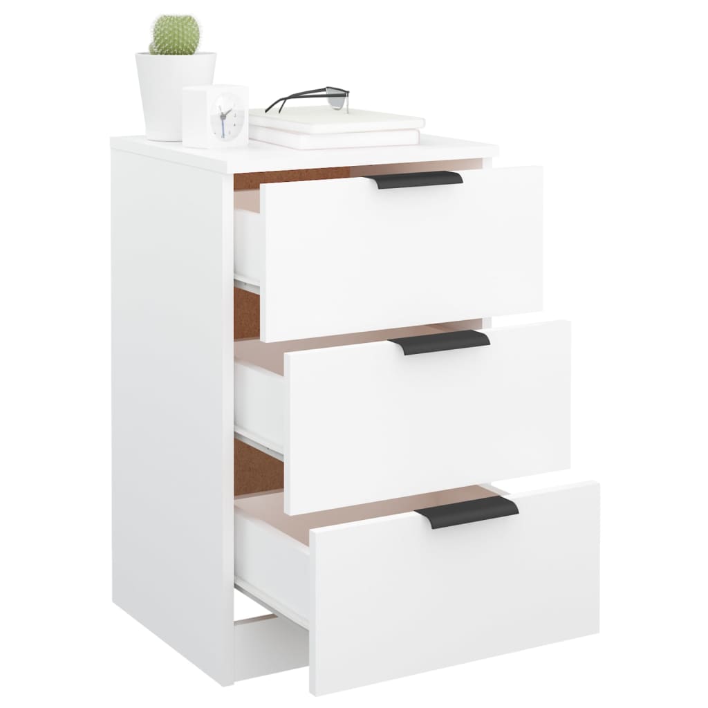 Nachtkastjes 2 st 40x36x65 cm wit is nu te koop bij PeponiXL, paradijselijk wonen!