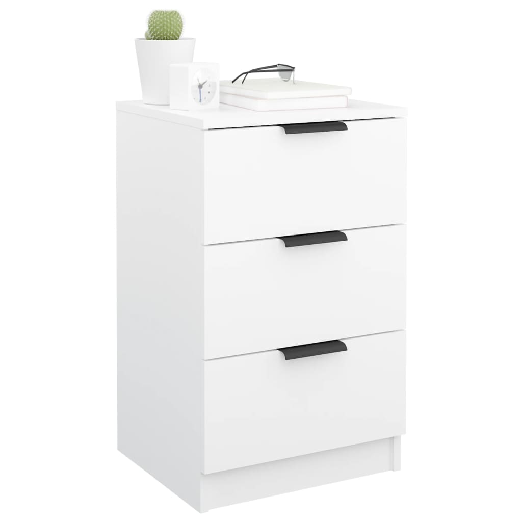 Nachtkastjes 2 st 40x36x65 cm wit is nu te koop bij PeponiXL, paradijselijk wonen!