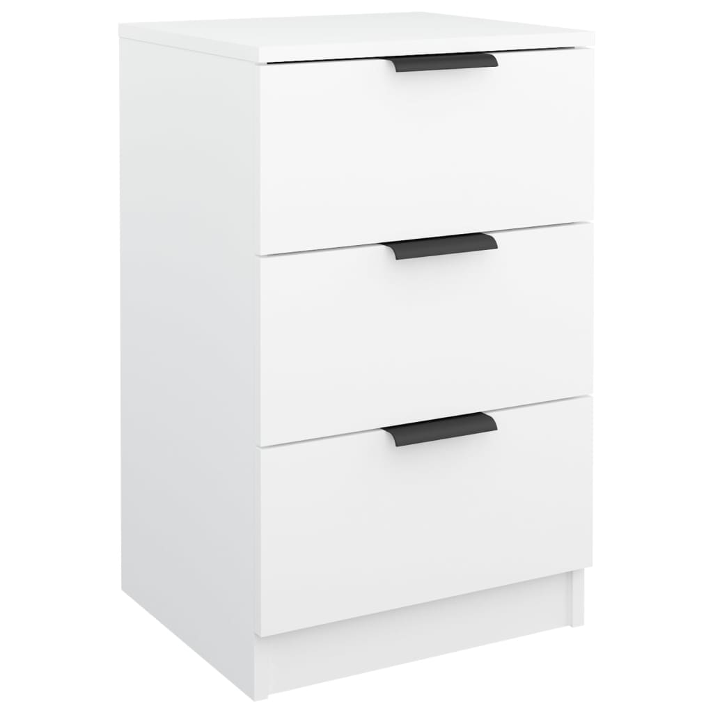 Nachtkastjes 2 st 40x36x65 cm wit is nu te koop bij PeponiXL, paradijselijk wonen!