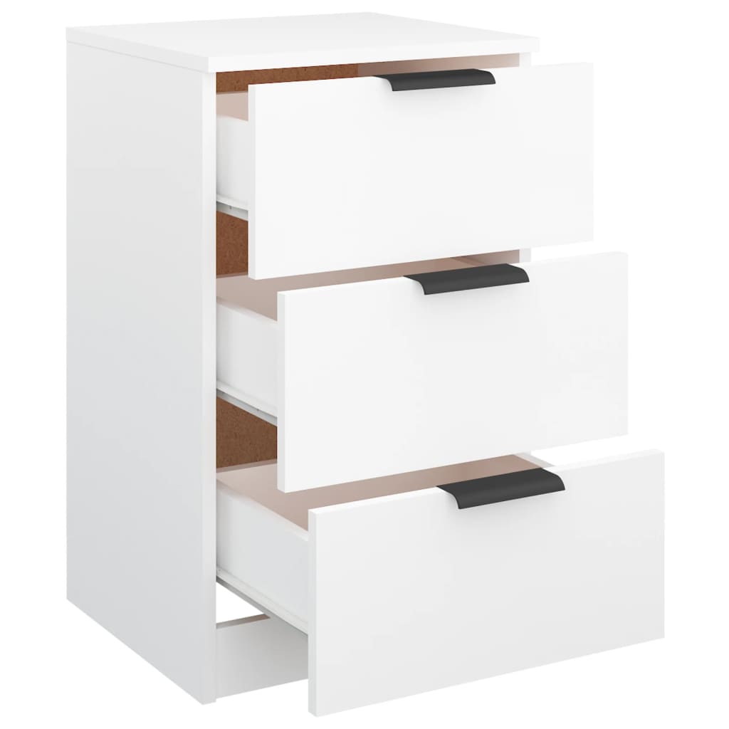 Nachtkastjes 2 st 40x36x65 cm wit is nu te koop bij PeponiXL, paradijselijk wonen!