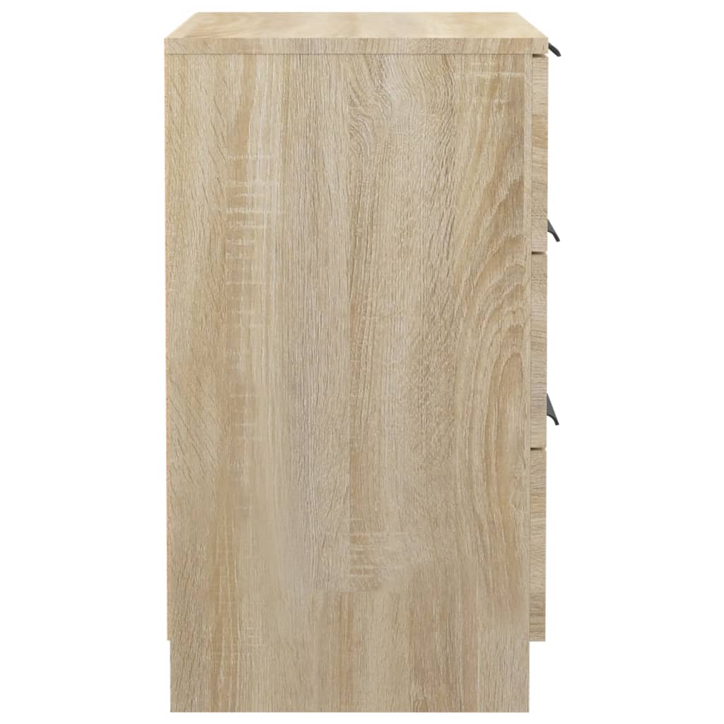 Nachtkastje 40x36x65 cm sonoma eikenkleurig is nu te koop bij PeponiXL, paradijselijk wonen!