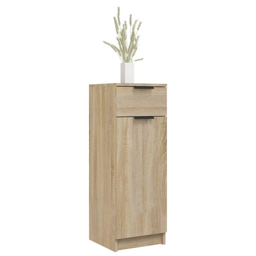Badkamerkast 32x33,5x90 cm bewerkt hout sonoma eikenkleurig is nu te koop bij PeponiXL, paradijselijk wonen!