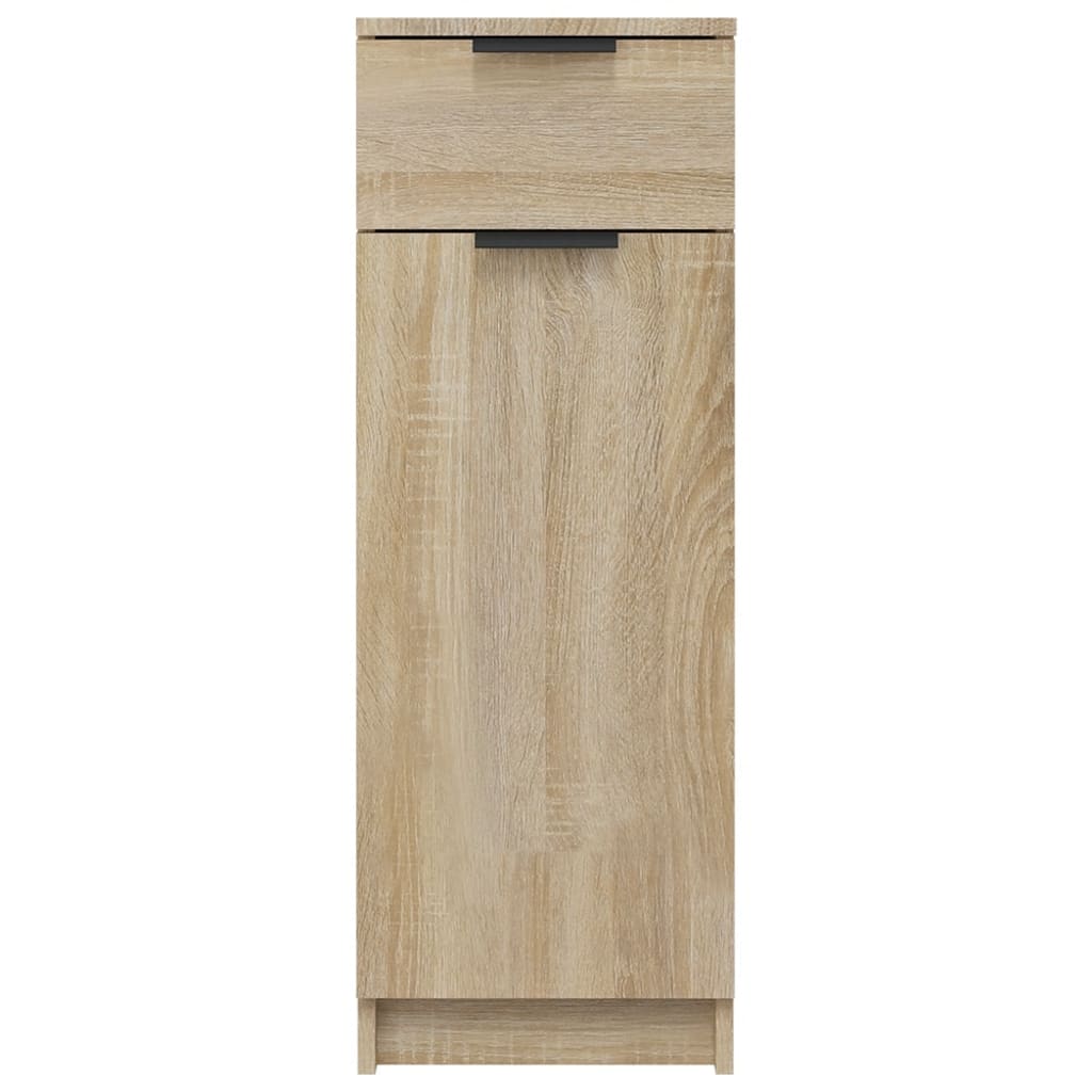Badkamerkast 32x33,5x90 cm bewerkt hout sonoma eikenkleurig is nu te koop bij PeponiXL, paradijselijk wonen!