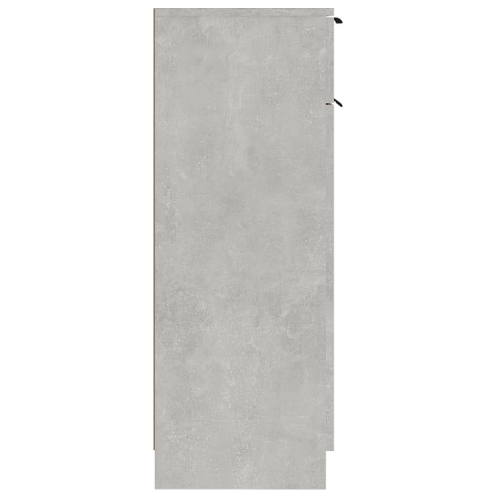 Badkamerkast 32x34x90 cm bewerkt hout betongrijs is nu te koop bij PeponiXL, paradijselijk wonen!