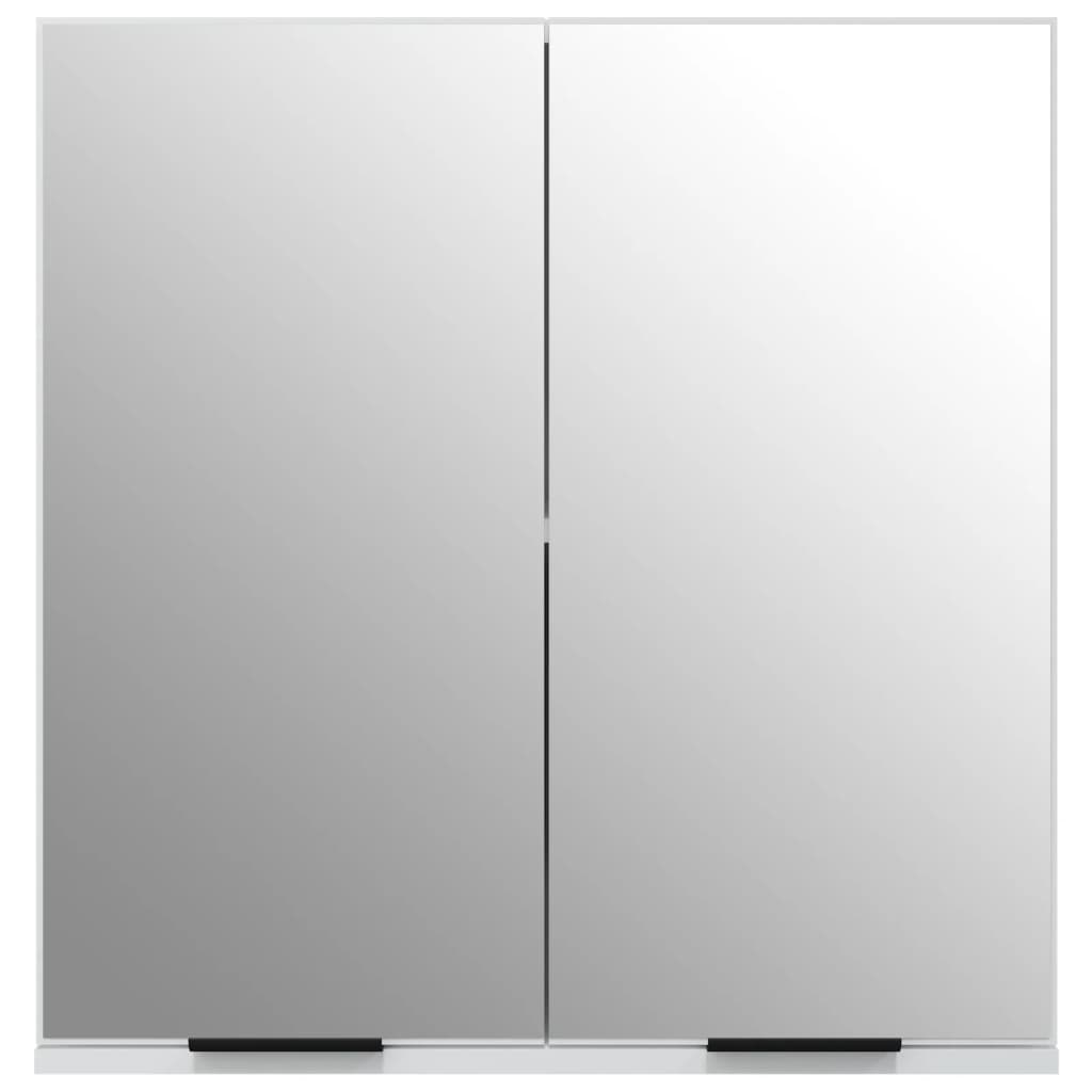 Badkamerkast met spiegel 64x20x67 cm wit is nu te koop bij PeponiXL, paradijselijk wonen!