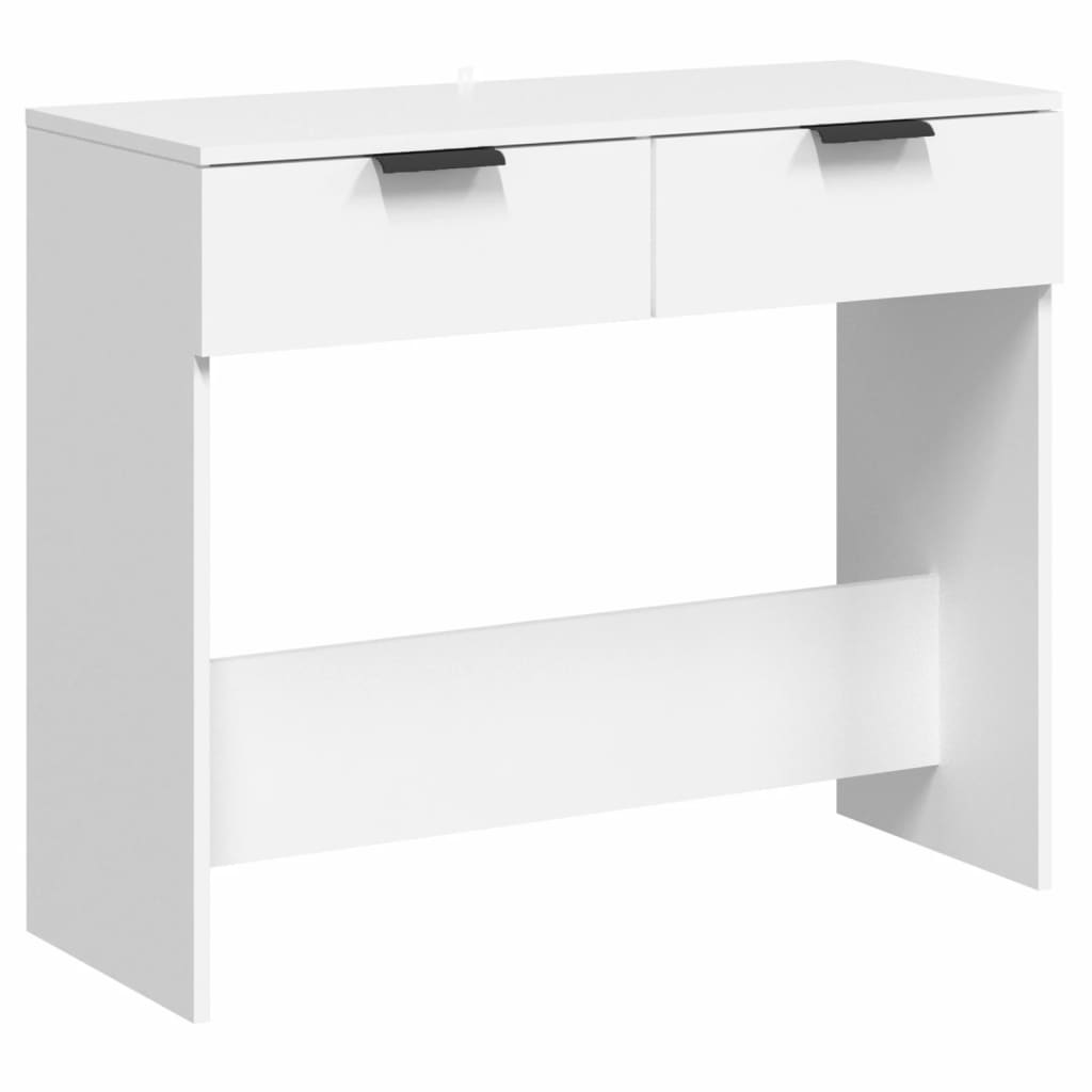 Wandtafel 90x36x75 cm bewerkt hout wit is nu te koop bij PeponiXL, paradijselijk wonen!