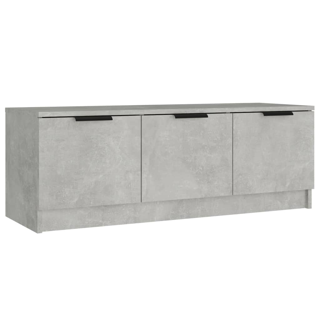 Tv-meubel 102x35x36,5 cm bewerkt hout betongrijs is nu te koop bij PeponiXL, paradijselijk wonen!