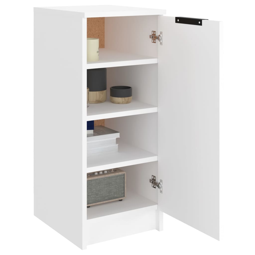 Schoenenkast 30x35x70 cm bewerkt hout wit is nu te koop bij PeponiXL, paradijselijk wonen!