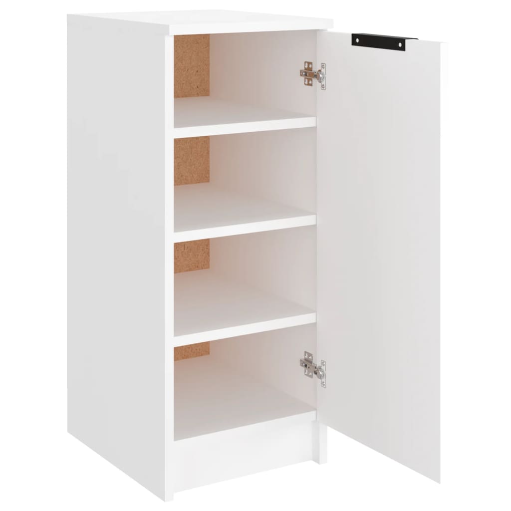 Schoenenkast 30x35x70 cm bewerkt hout wit is nu te koop bij PeponiXL, paradijselijk wonen!