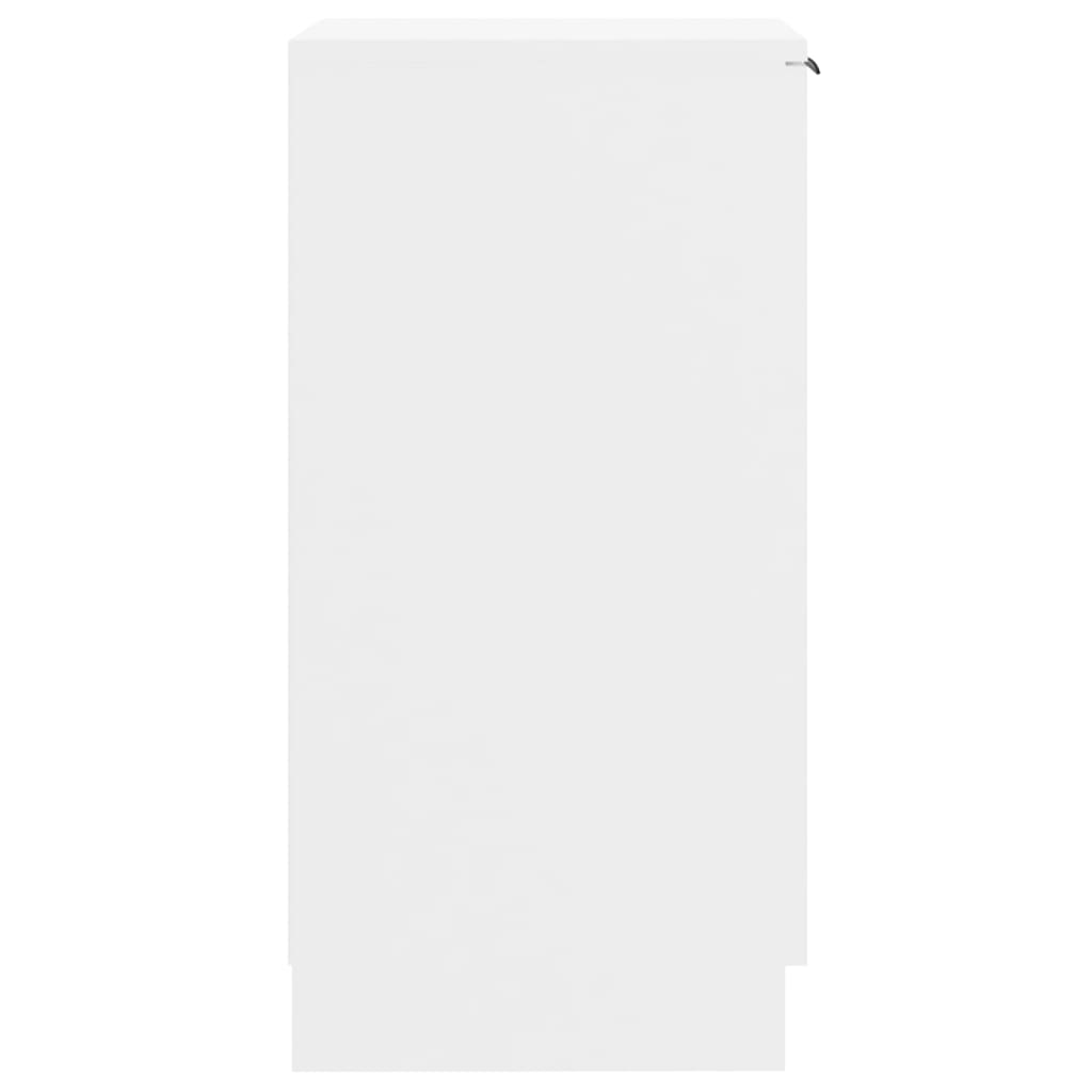 Schoenenkast 30x35x70 cm bewerkt hout wit is nu te koop bij PeponiXL, paradijselijk wonen!