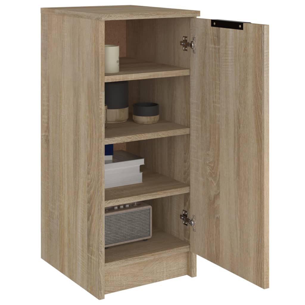 Schoenenkast 30x35x70 cm bewerkt hout sonoma eikenkleurig is nu te koop bij PeponiXL, paradijselijk wonen!