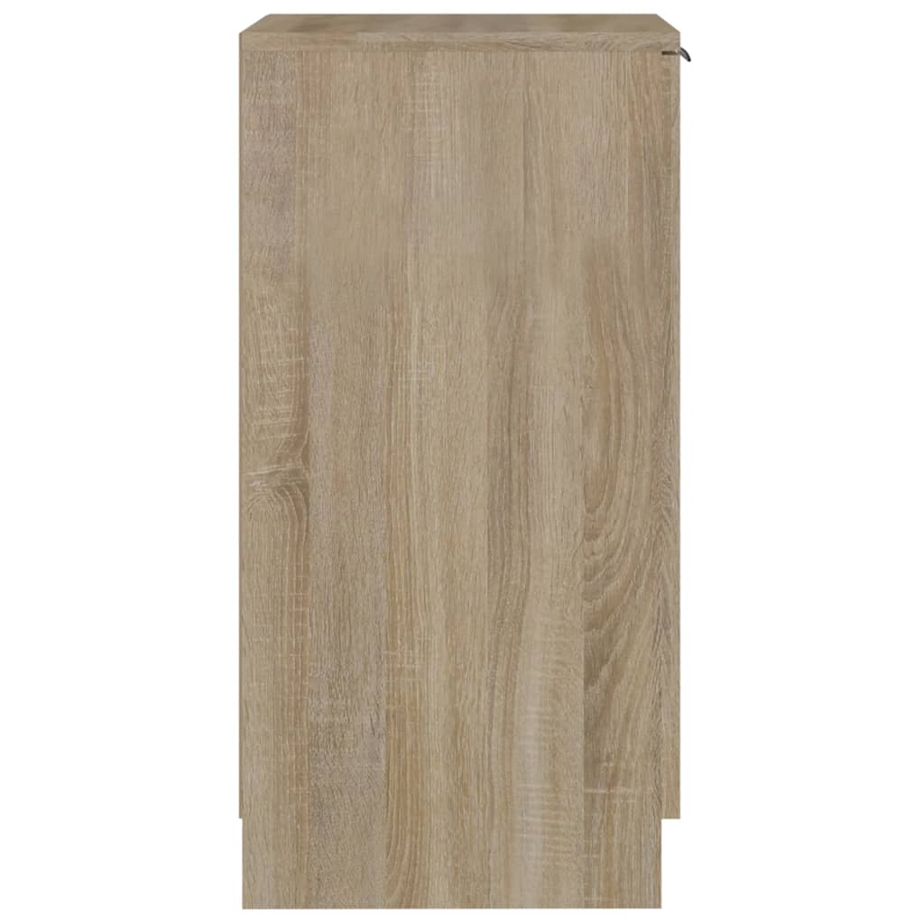 Schoenenkast 30x35x70 cm bewerkt hout sonoma eikenkleurig is nu te koop bij PeponiXL, paradijselijk wonen!