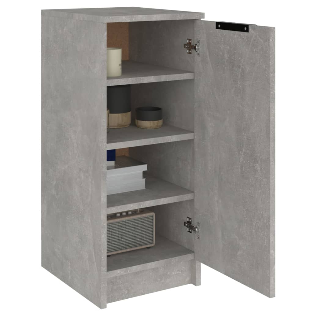 Schoenenkast 30x35x70 cm bewerkt hout betongrijs is nu te koop bij PeponiXL, paradijselijk wonen!