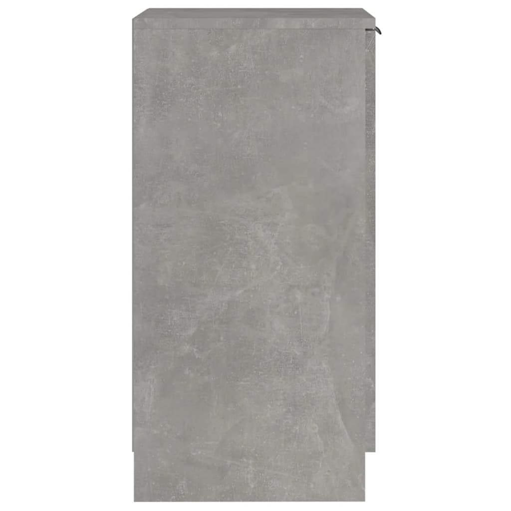 Schoenenkast 30x35x70 cm bewerkt hout betongrijs is nu te koop bij PeponiXL, paradijselijk wonen!